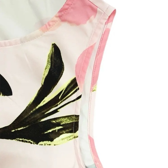 NWOT Women's Floral Print Round Neck Tank Dress&Sheer Coat 2-Piece Sz 5X (22/24) - Picture 10 of 11